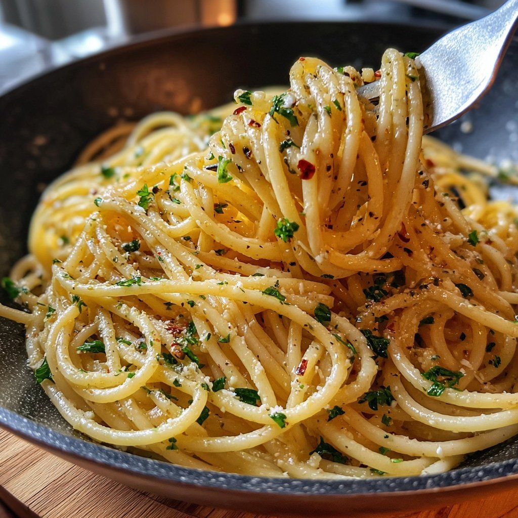 Quick Garlic Butter Pasta