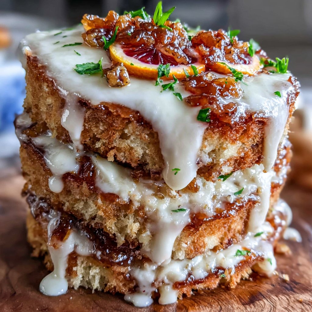 Blood Orange Spring Layer Cake