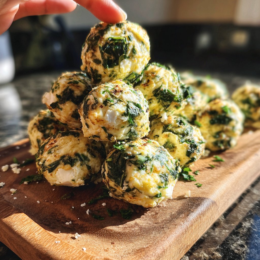 Creamy Spinach and Feta Balls