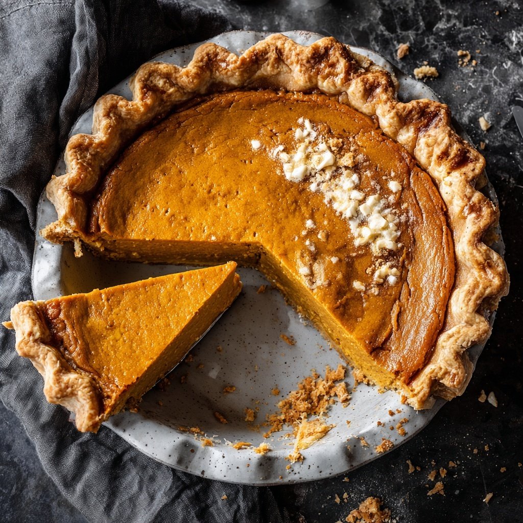 Festive Spiced Pumpkin Pie