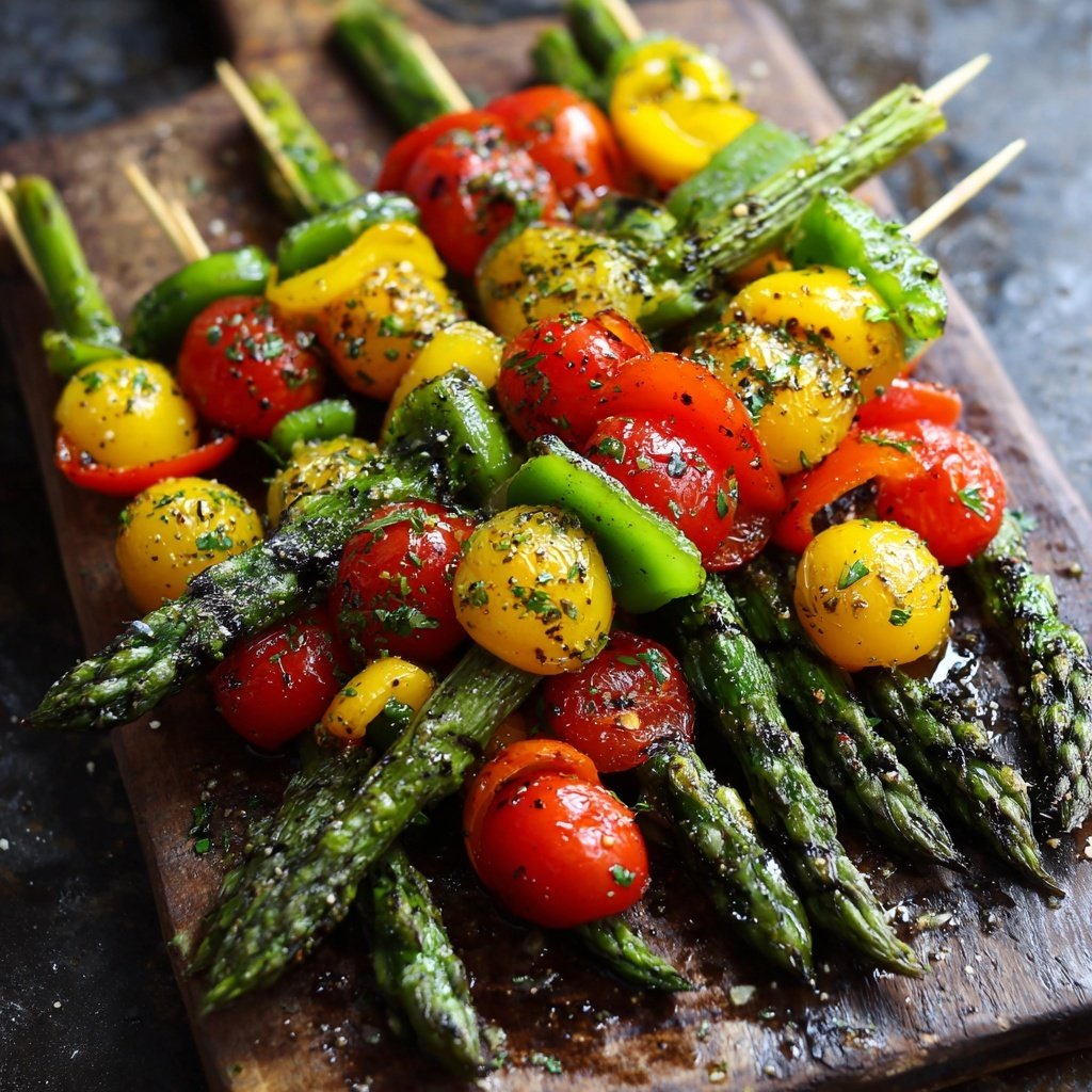 30-Minute Spring Veggie Skewers