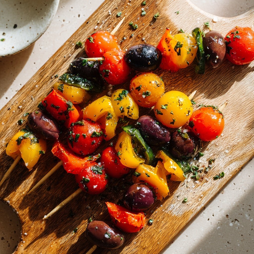 Classic Italian Antipasto Skewers