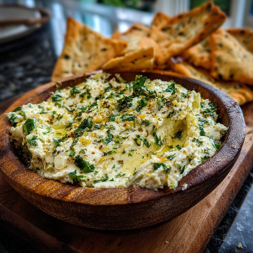 Roasted Garlic and Herb Dip