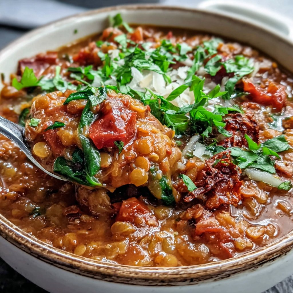 Red Lentil Curry Bowl